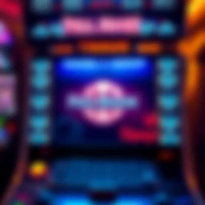 Interface of Full Moon Diamond Slot Machine Detailed view of the Full Moon Diamond slot machine interface