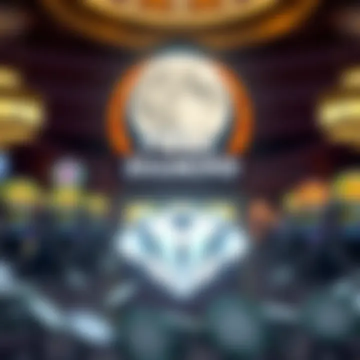 Artistic Design of Full Moon Diamond Artistic representation of the Full Moon Diamond theme and graphics