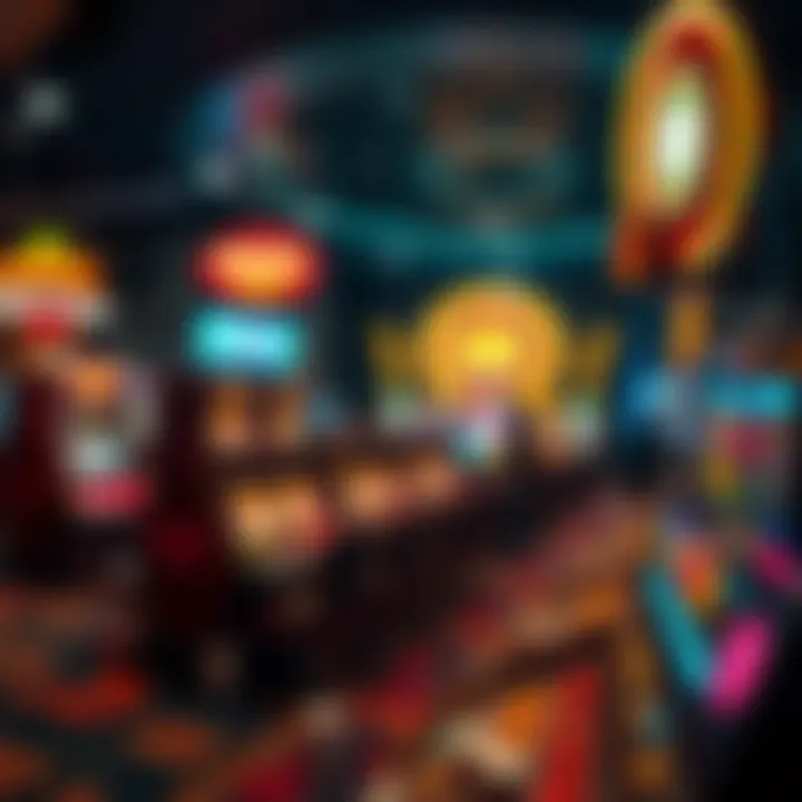 Digital platforms showcasing various gambling applications