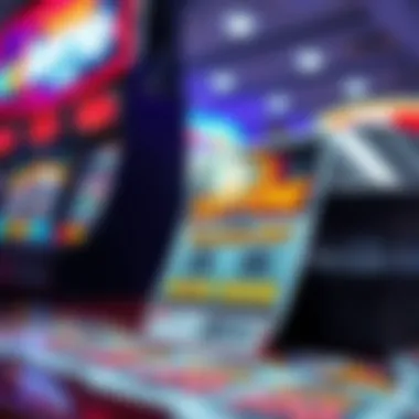 Georgia lottery scratch-off ticket display