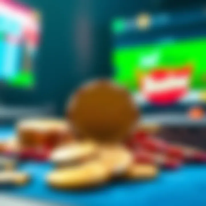 Conceptual representation of Hof free coins in digital gaming