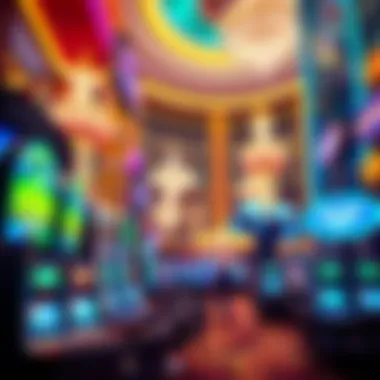 Vibrant casino atmosphere surrounding Hyatt Las Vegas