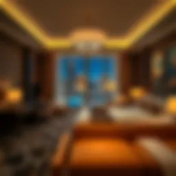 Luxurious room interior at Hyatt Las Vegas