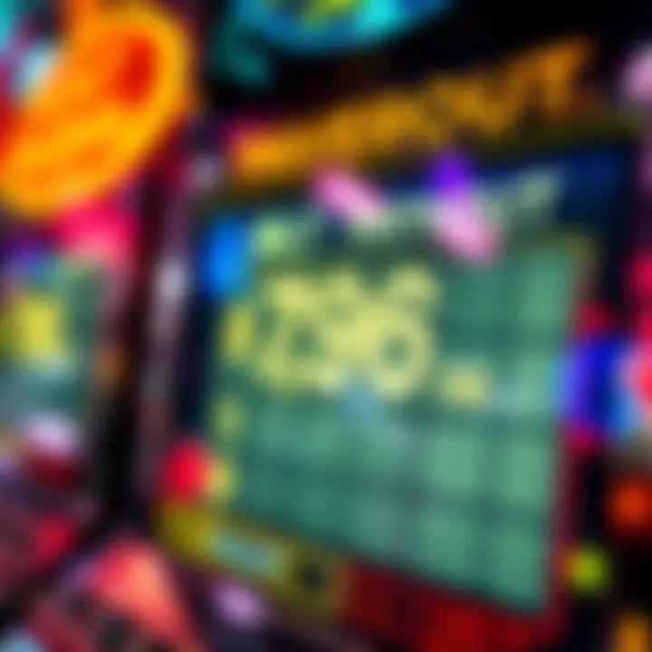 Display of payout percentages on a casino slot