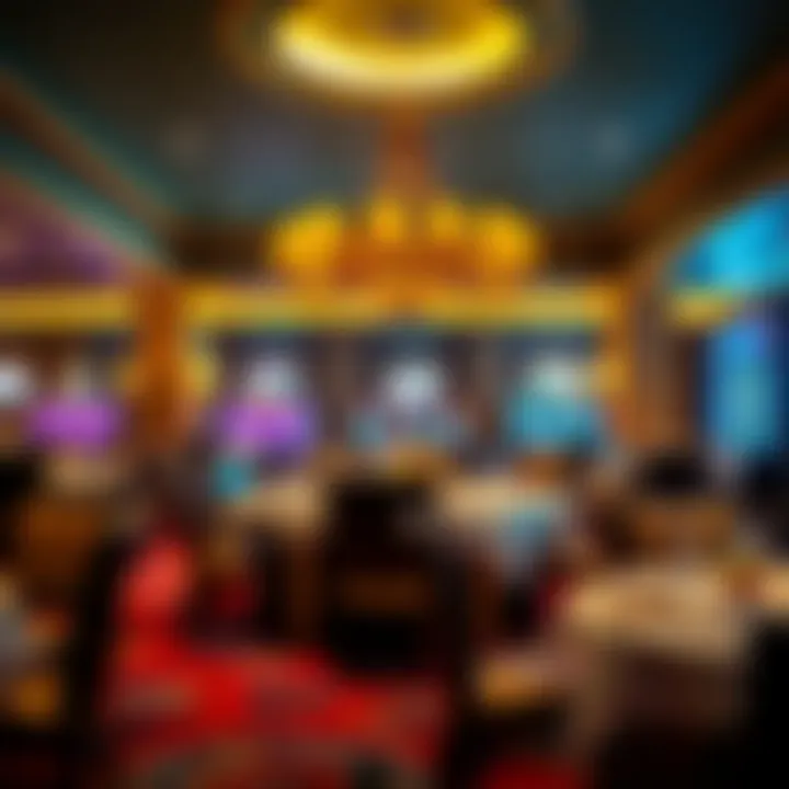 Elegant dining area within Kewadin Casino St. Ignace