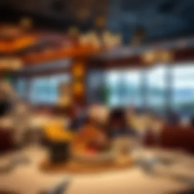 Gourmet Dining Experience at Kewadin Shores Elegant dining experience at Kewadin Shores Casino & Hotel highlighting gourmet cuisine