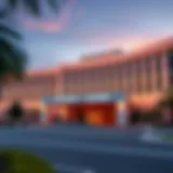 Exterior view of Kewadin Shores Casino & Hotel showcasing its stunning architecture