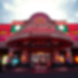 Exterior view of Lady Luck Casino showcasing its entrance and signage