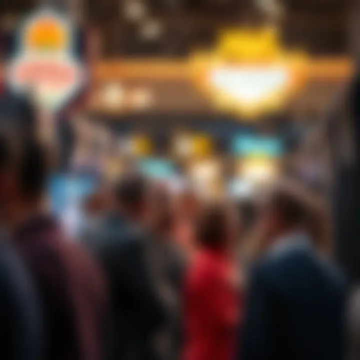 An engaging moment from the Las Vegas Pawn Shop Show highlighting interactions.