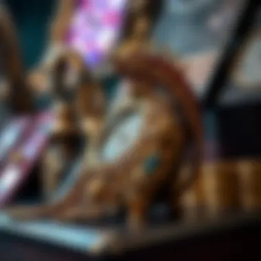 An intricately designed vintage item that was recently pawned, symbolizing rich history.