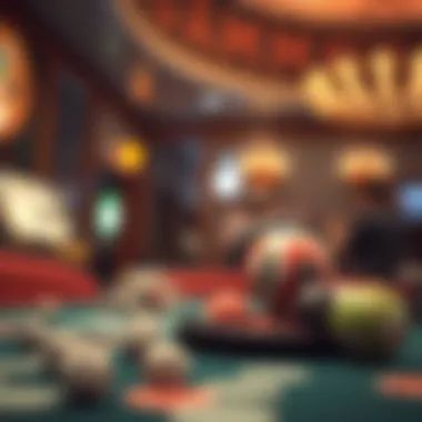 The Importance of Responsible Gambling A serene image emphasizing responsible gambling practices