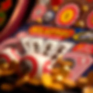 A visually appealing representation of winnings from a scratcher game