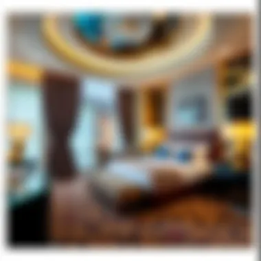 Luxor King Suite luxurious amenities and decor