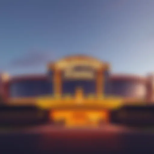 Exterior view of Majestic Star Casino showcasing its grand architecture