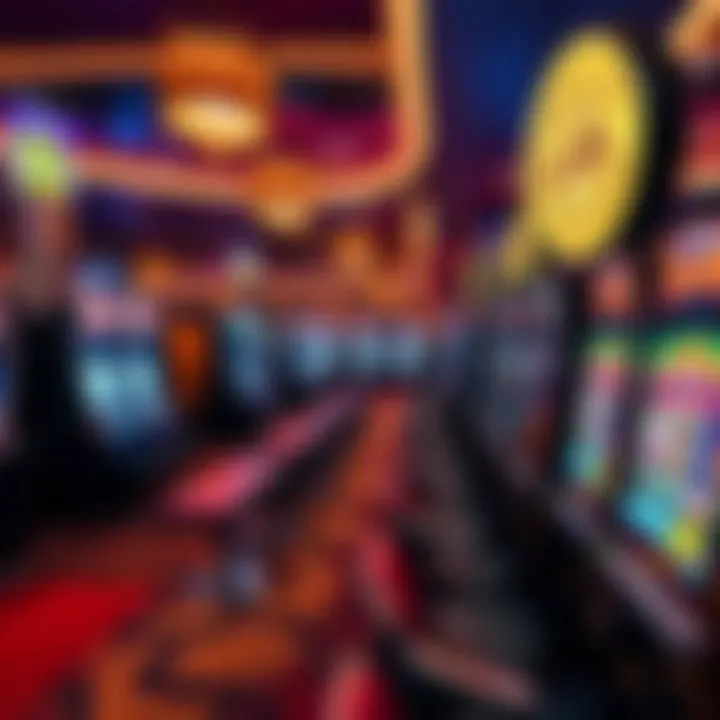 Gaming Options at Majestic Star Casino Slot machines and gaming tables inside the casino highlighting gaming diversity