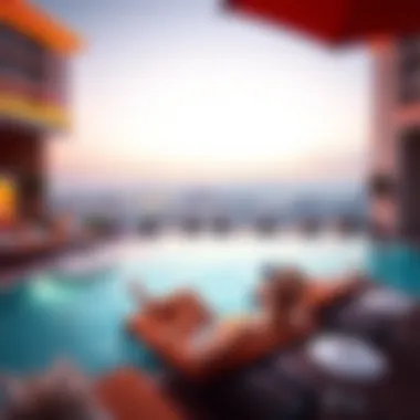 Pool Relaxation at Hard Rock Hotel Relaxation at Hard Rock Hotel pool