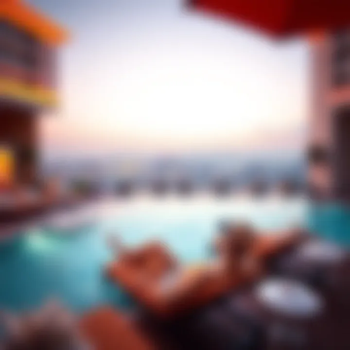 Pool Relaxation at Hard Rock Hotel Relaxation at Hard Rock Hotel pool