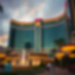 Stunning architectural design of MGM Grand Hotel