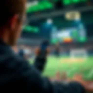 Visual representation of online betting platform features