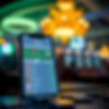 User interface of a top betting app