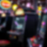 A vintage gaming machine showcasing its intricate design