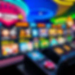 A vibrant display of NDB Casino's gaming interface showcasing various game options.