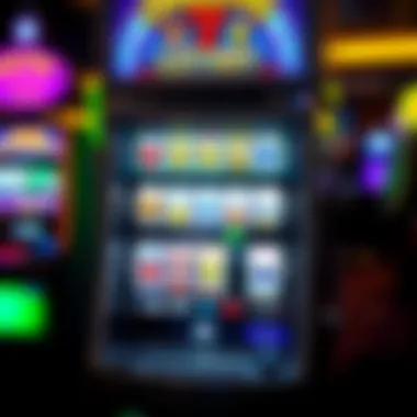 Intricate design of Oregon Lottery video slot machine