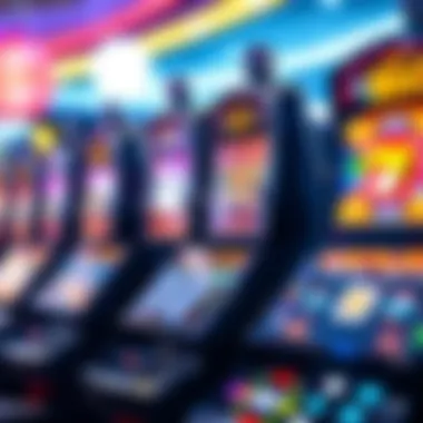 Visual representation of technology in video slot machines