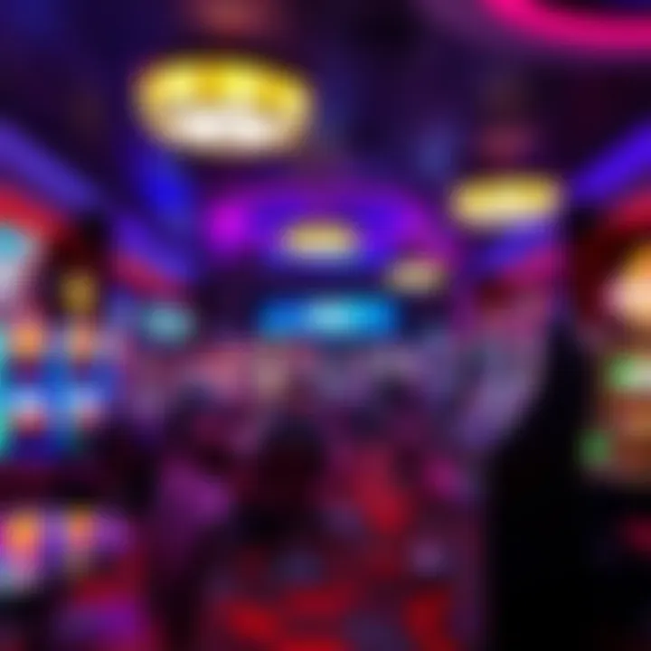 Modern Gaming Lounge at Parx Casino An engaging view of a modern gaming lounge