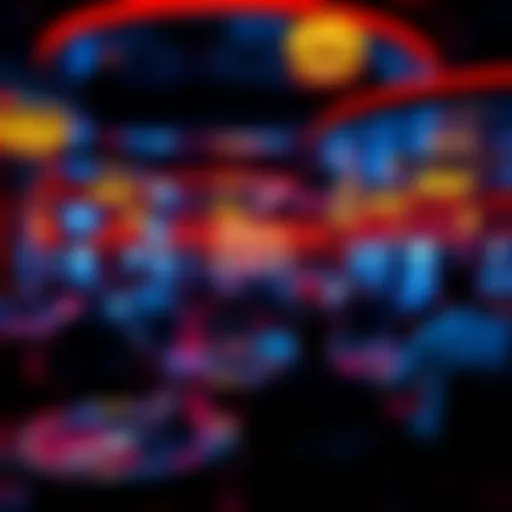 Interior view of Parx Poker Room showcasing players in action