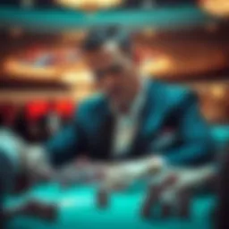 Phil Ivey demonstrating poker strategies