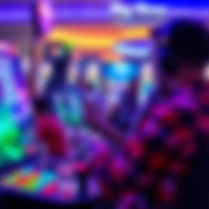 User engaging with Play River at Home app interface