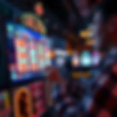 Immersive Gaming Experience with Online Slots Player engaging with an online slot game on a digital device