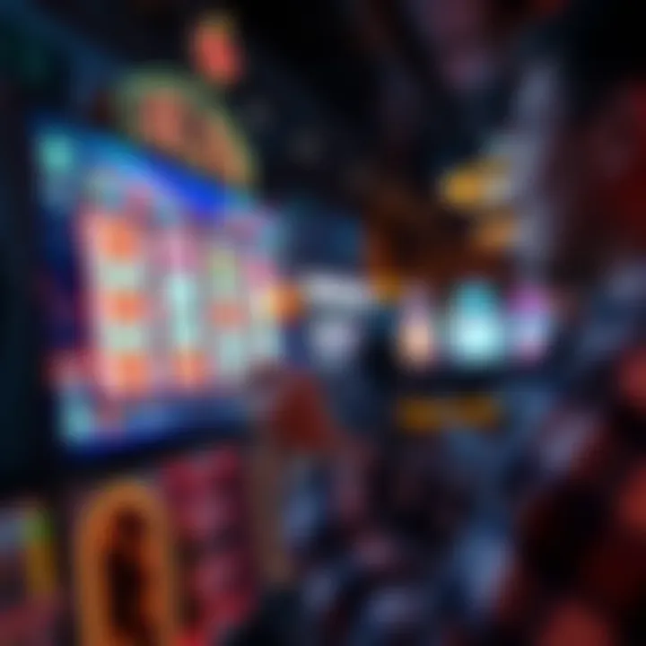 Immersive Gaming Experience with Online Slots Player engaging with an online slot game on a digital device