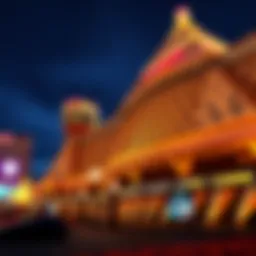 Stunning view of Pyramid Casino's exterior architecture