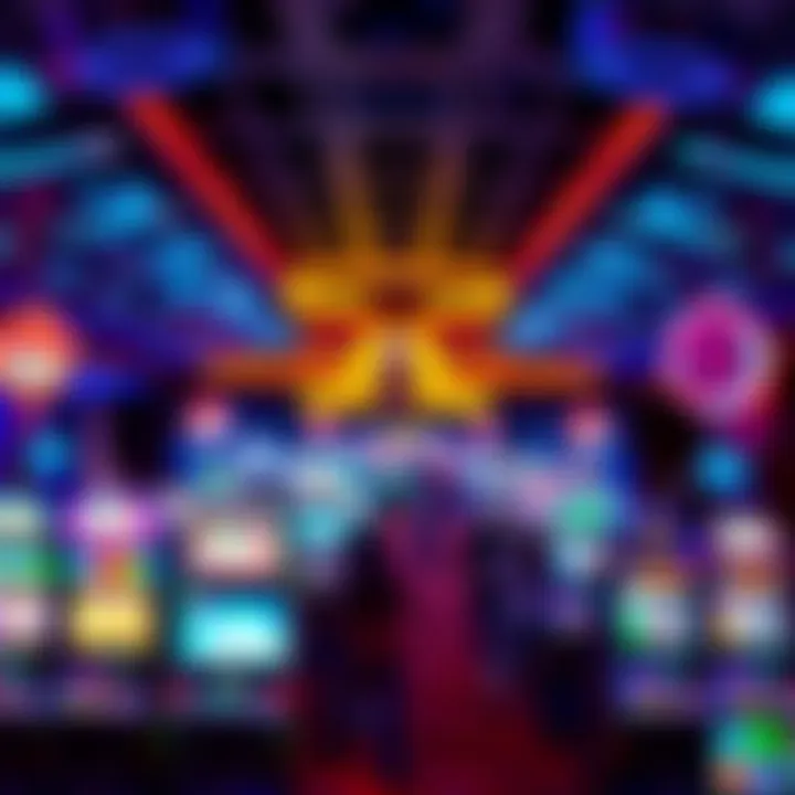 Exciting Gaming Atmosphere at Pyramid Casino Inside view of the vibrant gaming floor