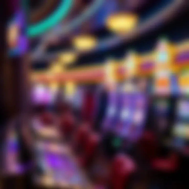 Exciting Gaming Experience at Resorts World Casino Inside the casino featuring vibrant gaming tables and slot machines