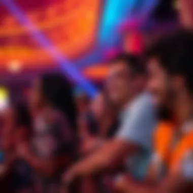 Vibrant Entertainment Experiences Visitors enjoying entertainment events at the venue
