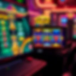 A secure online slot interface with vibrant graphics