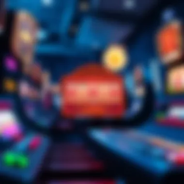 Technology's Role in Gaming Safety An infographic of technology enhancing online gaming security