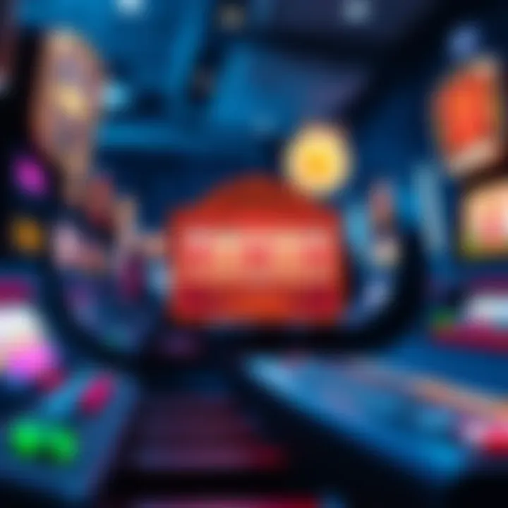 Technology's Role in Gaming Safety An infographic of technology enhancing online gaming security