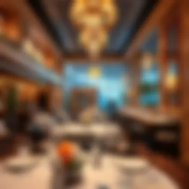 Elegant dining area within the San Manuel Hotel offering exquisite cuisine