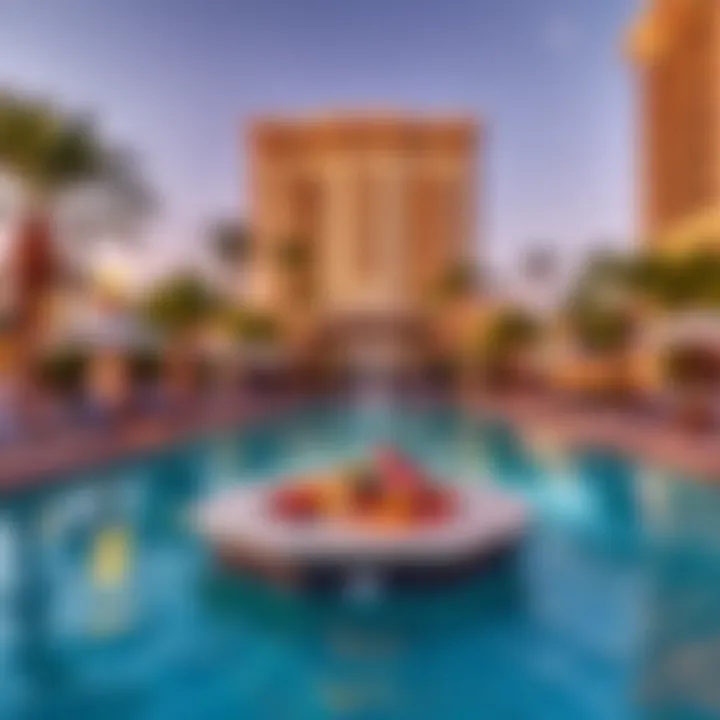 Refreshing pool area at San Manuel Hotel providing relaxation and leisure