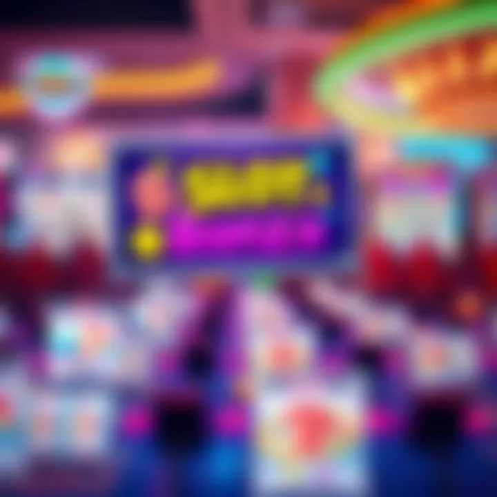 Slot Bonza gameplay interface showcasing vibrant graphics