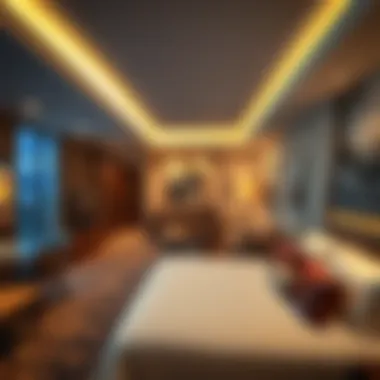 Interior of a luxurious suite at Snoqualmie Casino Lodge showcasing modern design