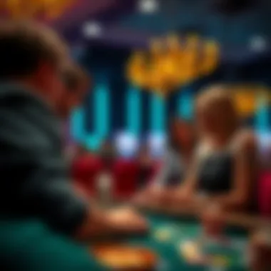 Illustration depicting social interaction in the context of online gaming