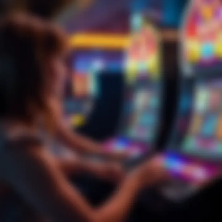 Strategies in Spin Poker Slot Gameplay Player engaging in a Spin Poker Slot game, demonstrating strategies in action