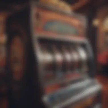 Modern adaptation of a vintage slot machine in an online platform