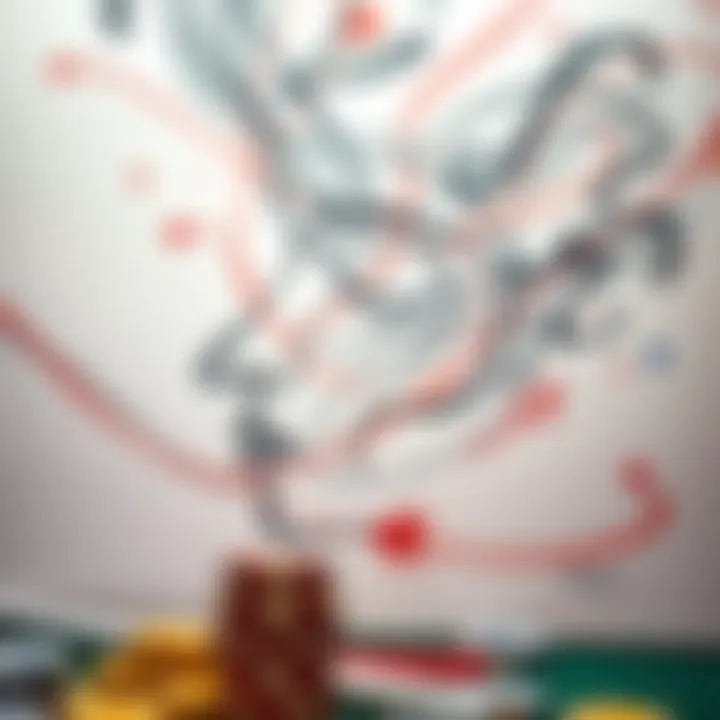 An abstract drawing that evokes emotions and thoughts, highlighting the psychological aspect of art