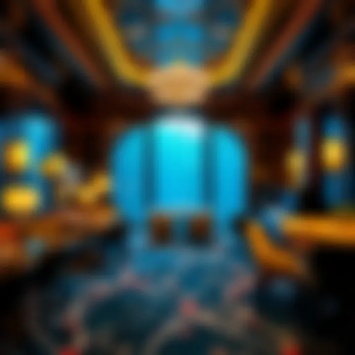 Elegant private VIP lounge designed for high-stakes players